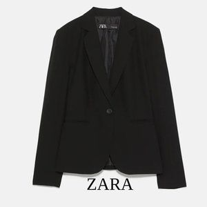 Zara Basics Black Blazer